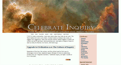 Desktop Screenshot of celebrateinquiry.org