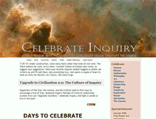 Tablet Screenshot of celebrateinquiry.org